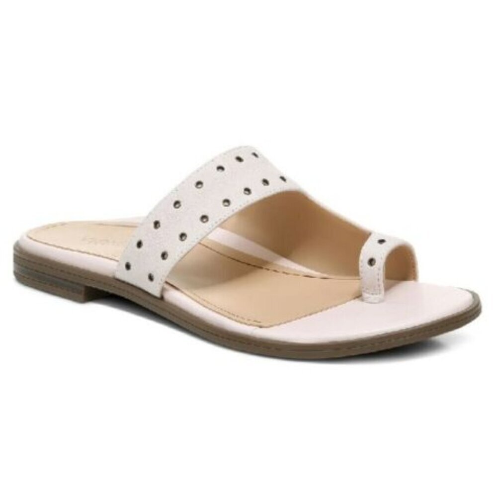 Vionic Women's Lupita Leather Slip On Slide Sandals - 7.5